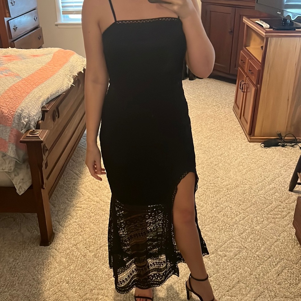 Lulus XS Black Dress